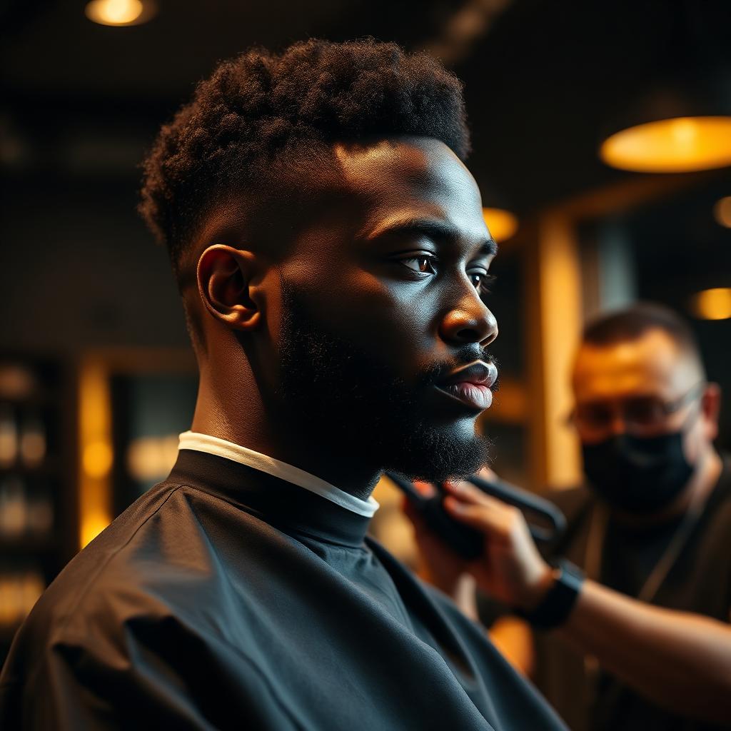Fresh barber cut