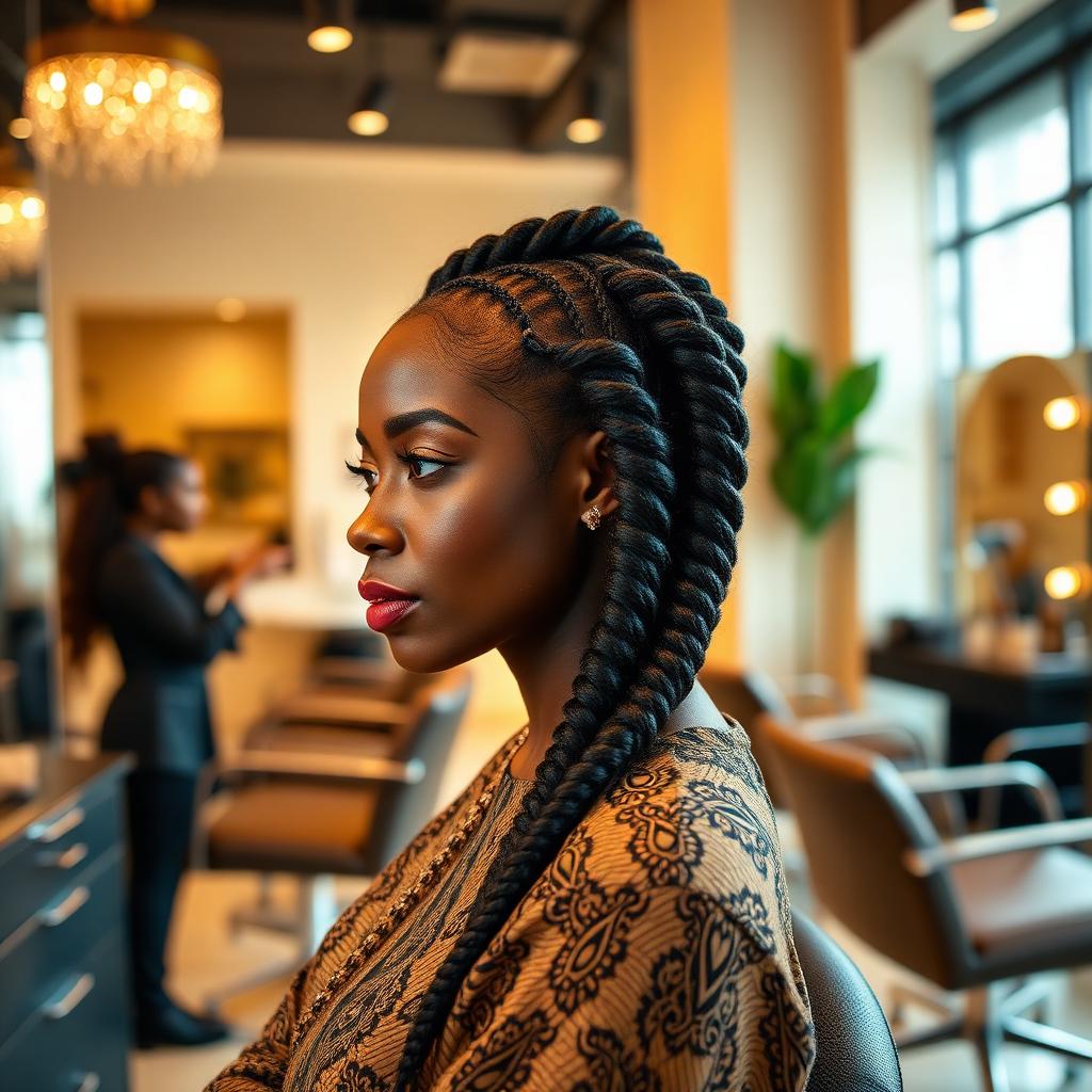 Salon braiding